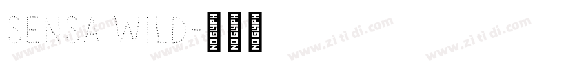 sensa wild字体转换